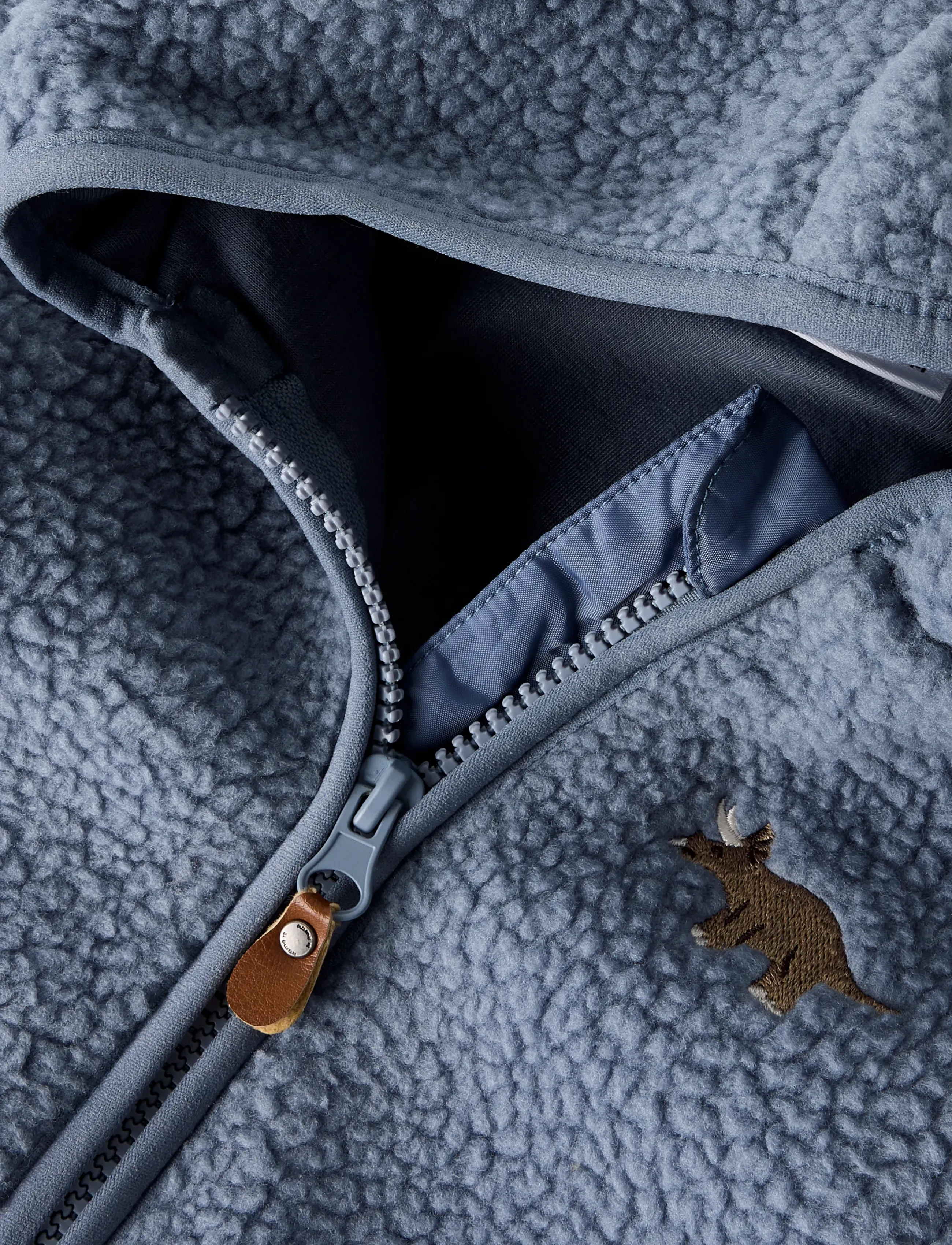 name it - NBMMALL SHERPA SUIT - fleece overalls - flint stone - 5