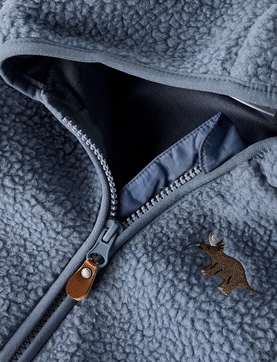name it - NBMMALL SHERPA SUIT - flīsa apģērbs - flint stone - 5