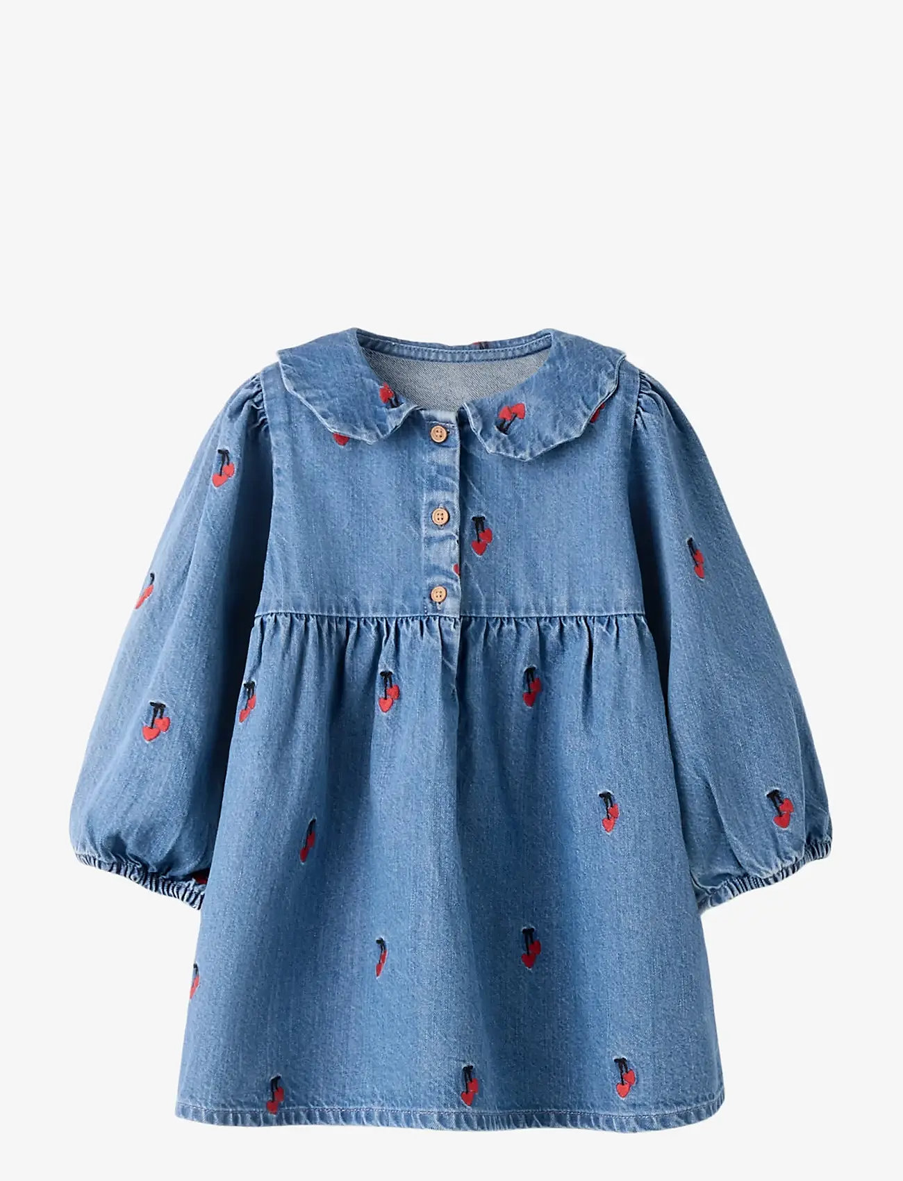 name it - NMFTINIA LS DRESS - langærmede hverdagskjoler - medium blue denim - 1