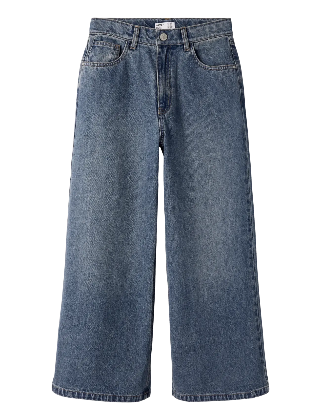 name it NKFBELLA X-SKATER JEANS 4494-IM BTS - Loose jeans - MEDIUM BLUE DENIM / blue