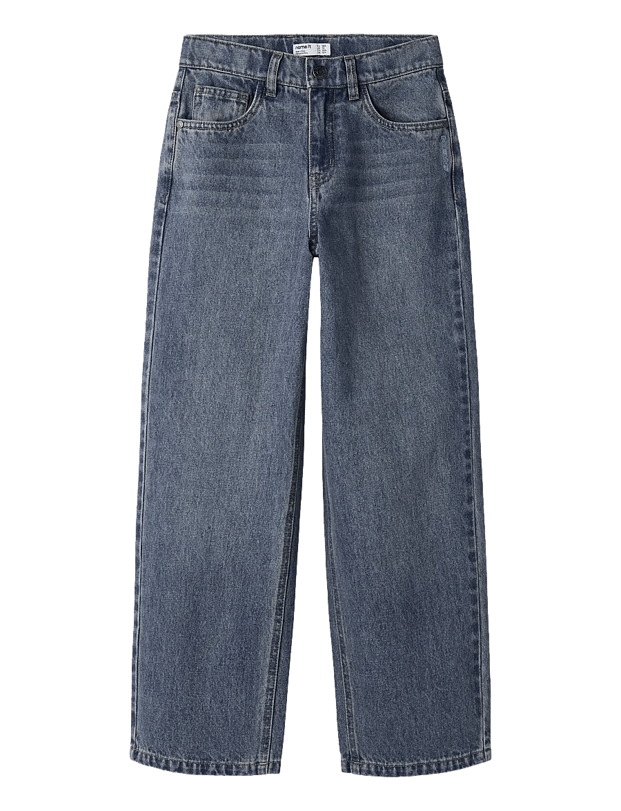 name it - NKMBEN STRAIGHT JEANS 4494-IM BTS - loose jeans - medium blue denim - 0