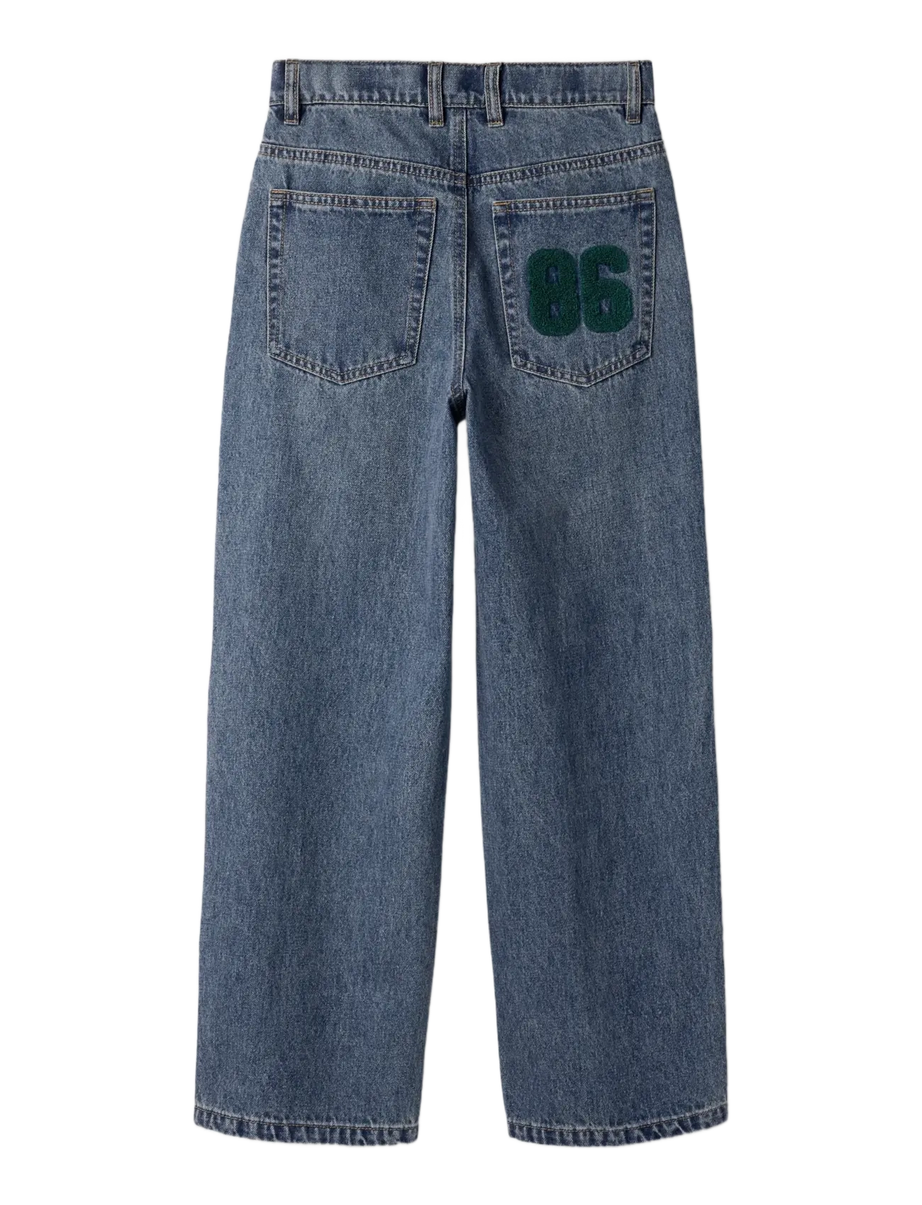 name it - NKMBEN STRAIGHT JEANS 4494-IM BTS - loose jeans - medium blue denim - 1