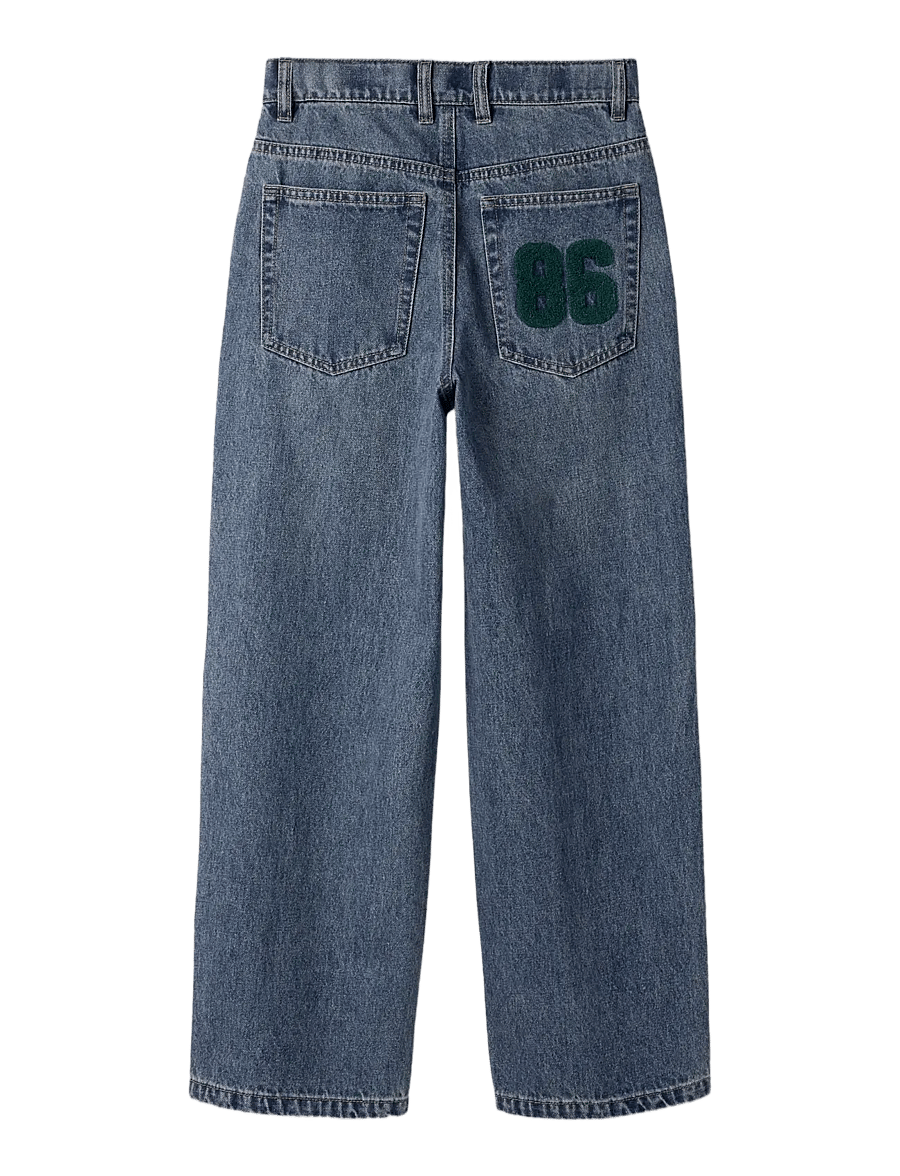 name it - NKMBEN STRAIGHT JEANS 4494-IM BTS - loose jeans - medium blue denim - 1