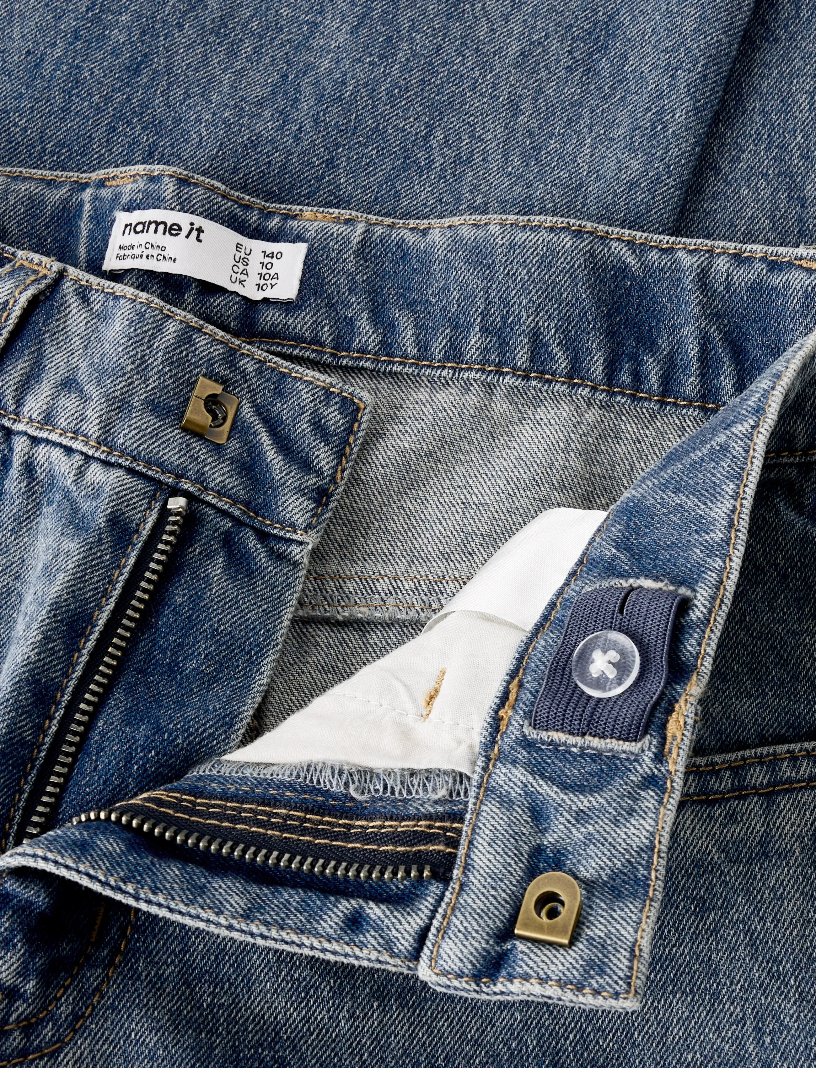 name it - NKMBEN STRAIGHT JEANS 4494-IM BTS - loose jeans - medium blue denim - 3
