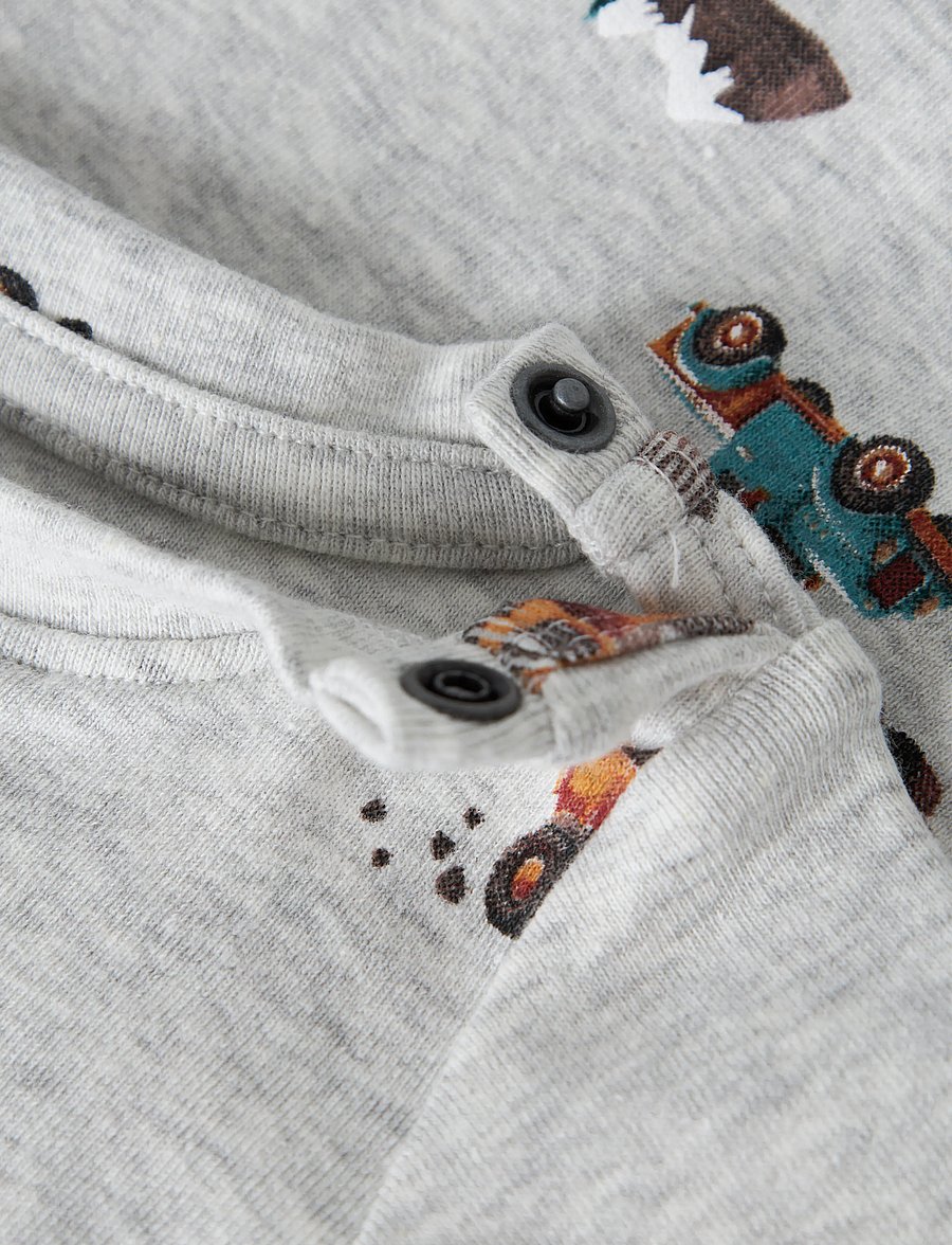 name it - NBMOZIAS LS SLIM BODY BF - langärmelige bodys - light grey melange - 3
