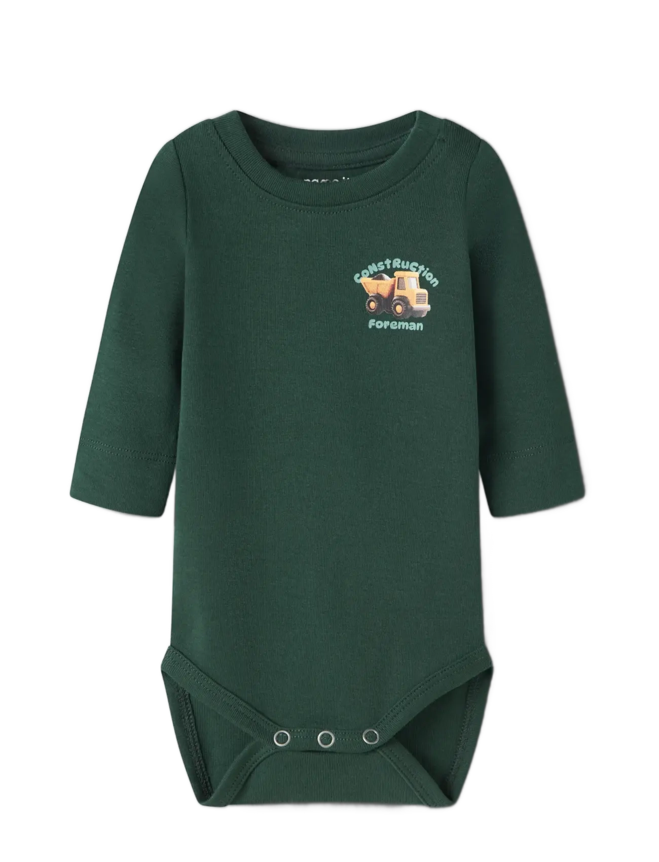 name it - NBMOZIAS LS SLIM BODY BF - långärmade bodies - pine grove - 2
