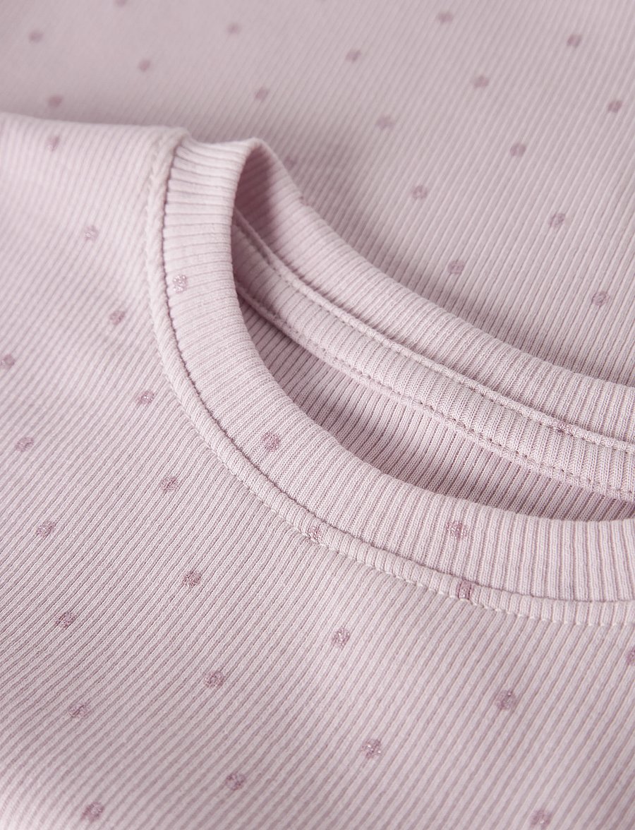 name it - NMFODELE LS SLIM TOP BF - langärmelig - light lilac - 2