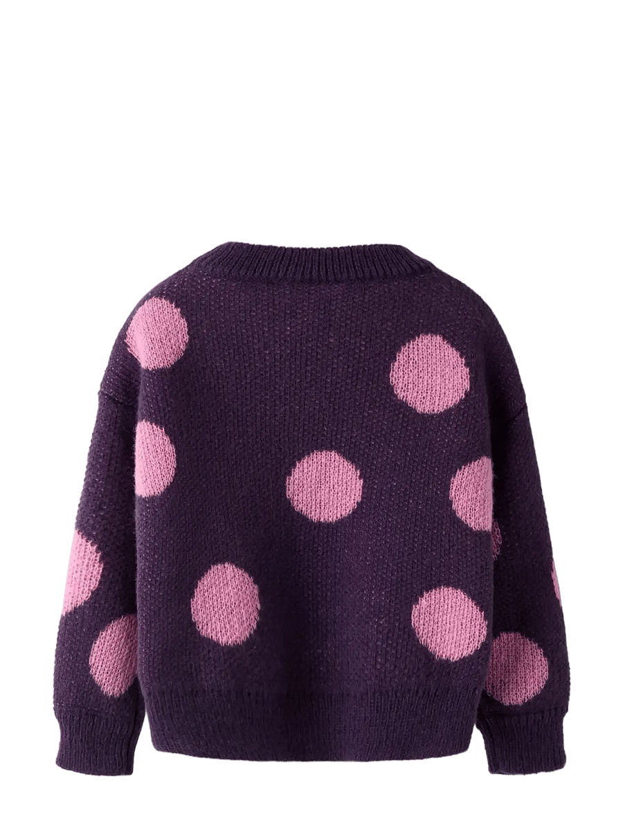 name it - NMFOLISA LS KNIT BF - pullover - navy cosmos - 1