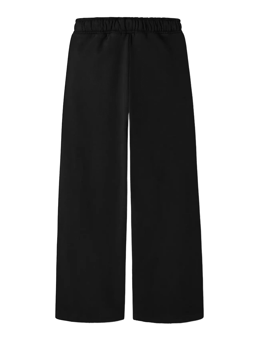name it - NKMOFRANZ WIDE PANT SWE BRU BF - sweatpants - black - 1