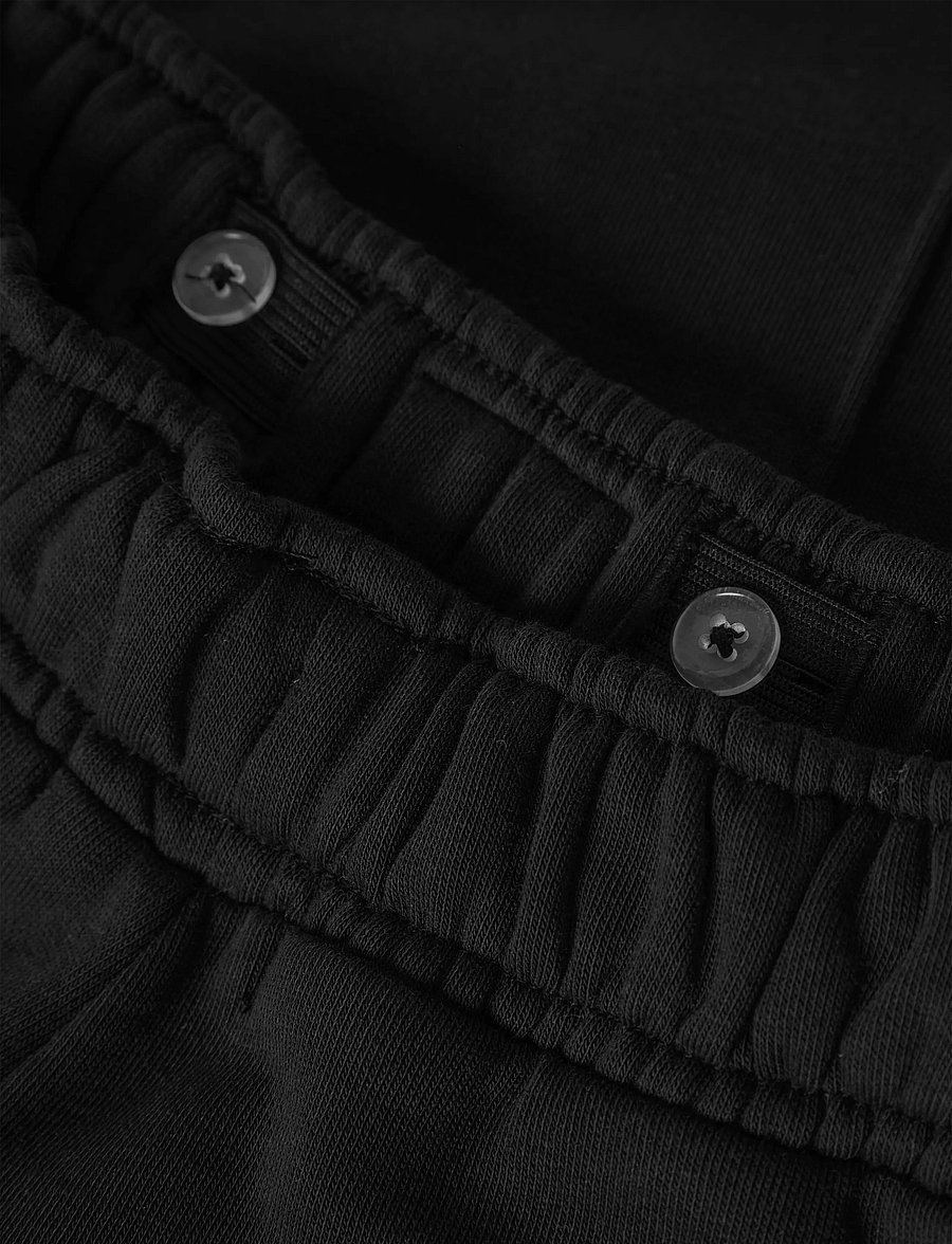 name it - NKMOFRANZ WIDE PANT SWE BRU BF - sweatpants - black - 2