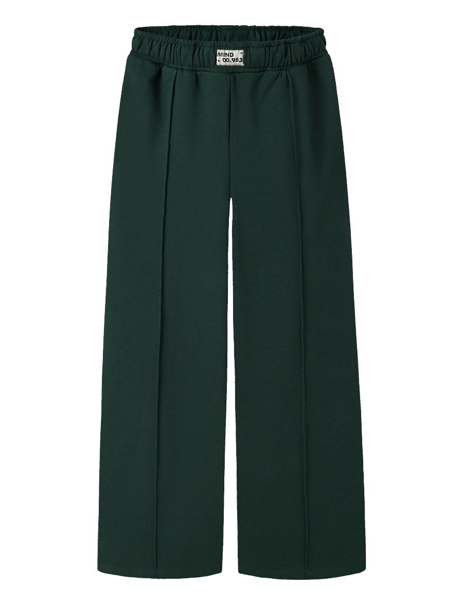 name it - NKMOFRANZ WIDE PANT SWE BRU BF - sweatpants - pine grove - 0