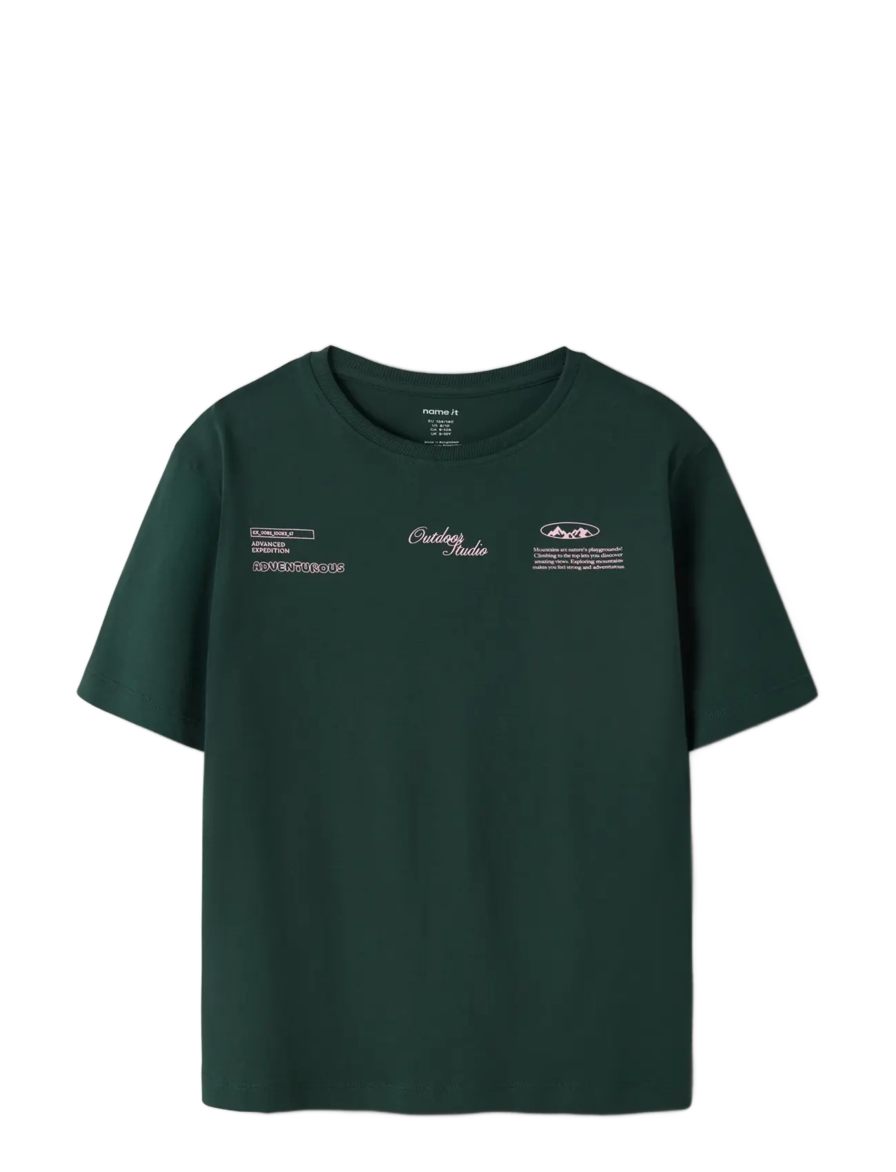name it - NKMOHANNES SS NREG TOP BF - kortärmade t-shirts - pine grove - 2
