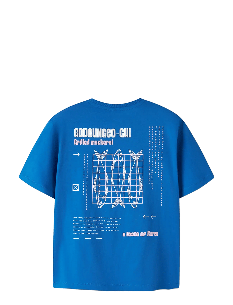 name it - NKMOHANNES SS NREG TOP BF - kortärmade t-shirts - victoria blue - 1