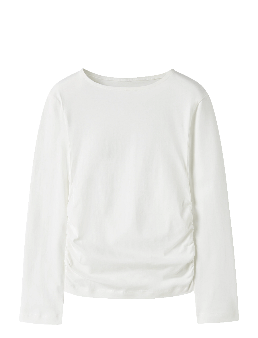 name it - NKFOFRANSA LS TOP BF - cloud dancer - 0