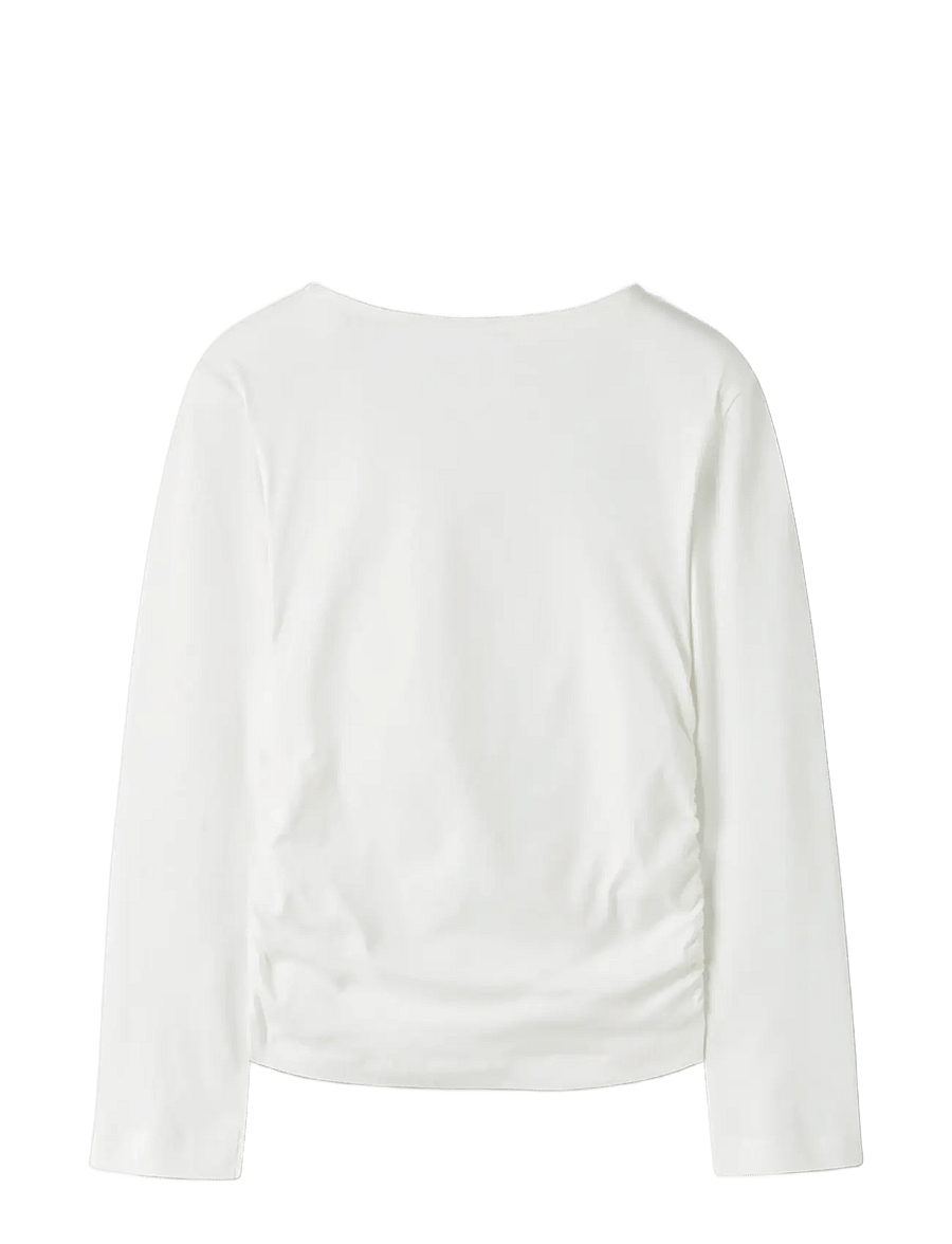name it - NKFOFRANSA LS TOP BF - cloud dancer - 1