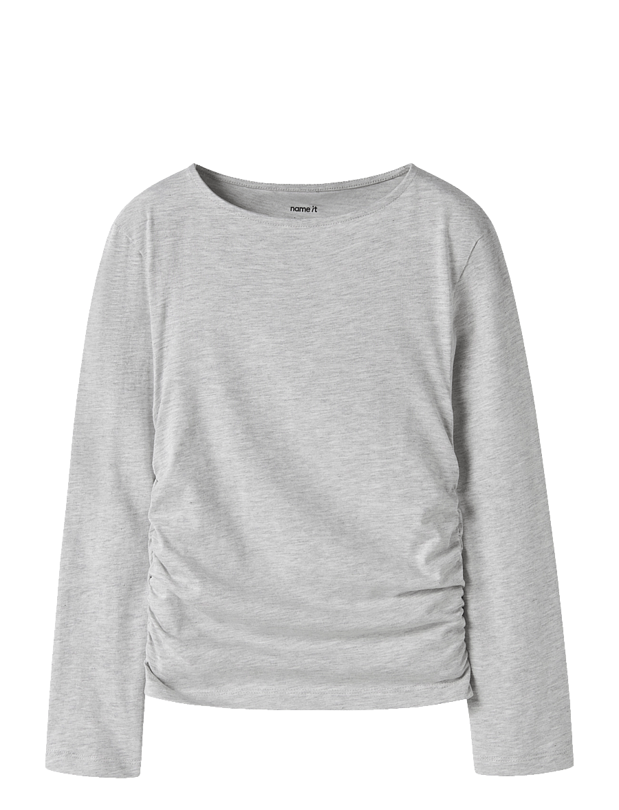 name it - NKFOFRANSA LS TOP BF - langärmelig - light grey melange - 0