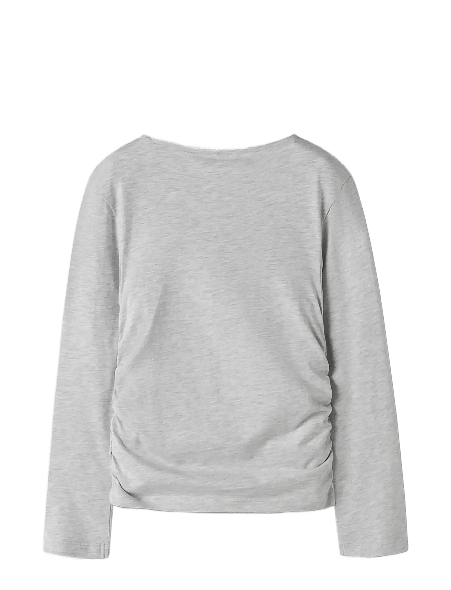 name it - NKFOFRANSA LS TOP BF - langärmelig - light grey melange - 1