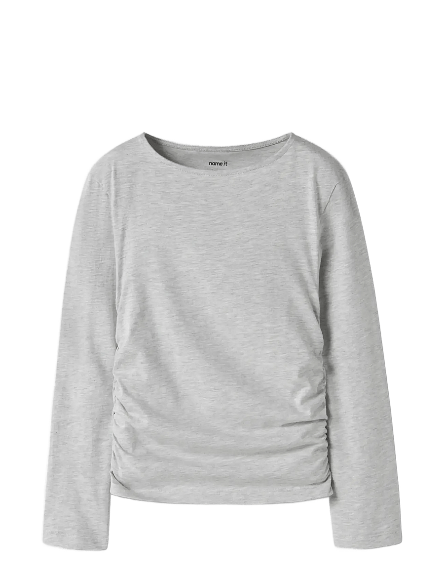name it - NKFOFRANSA LS TOP BF - langärmelig - light grey melange - 2