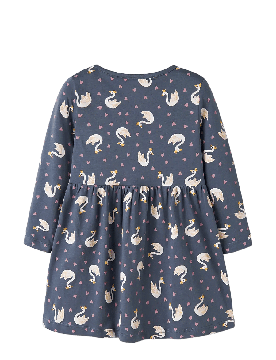 name it - NMFVILISA LS DRESS - vintage indigo - 1
