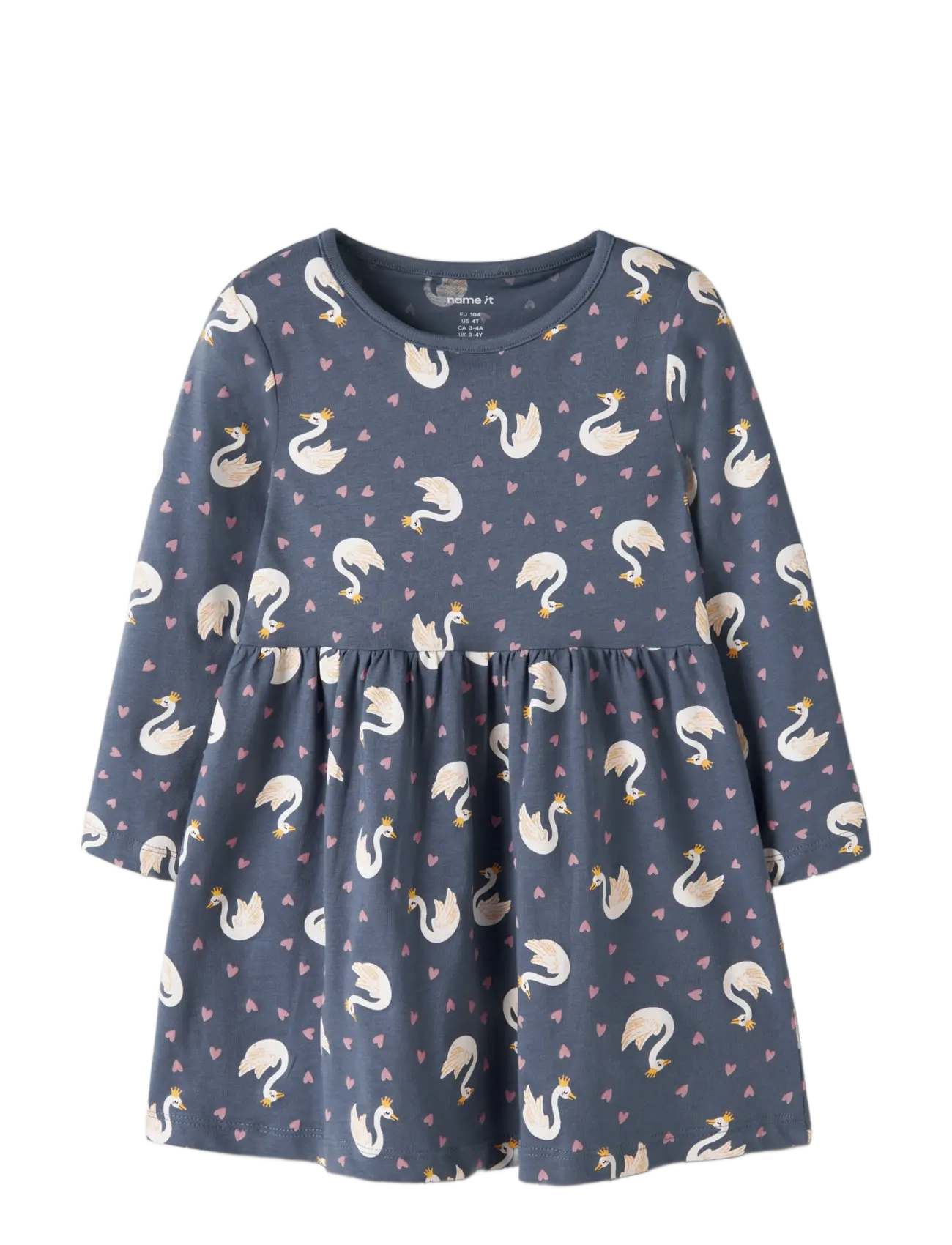 name it - NMFVILISA LS DRESS - vintage indigo - 2