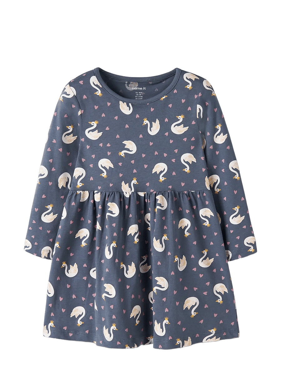 name it - NMFVILISA LS DRESS - vintage indigo - 2
