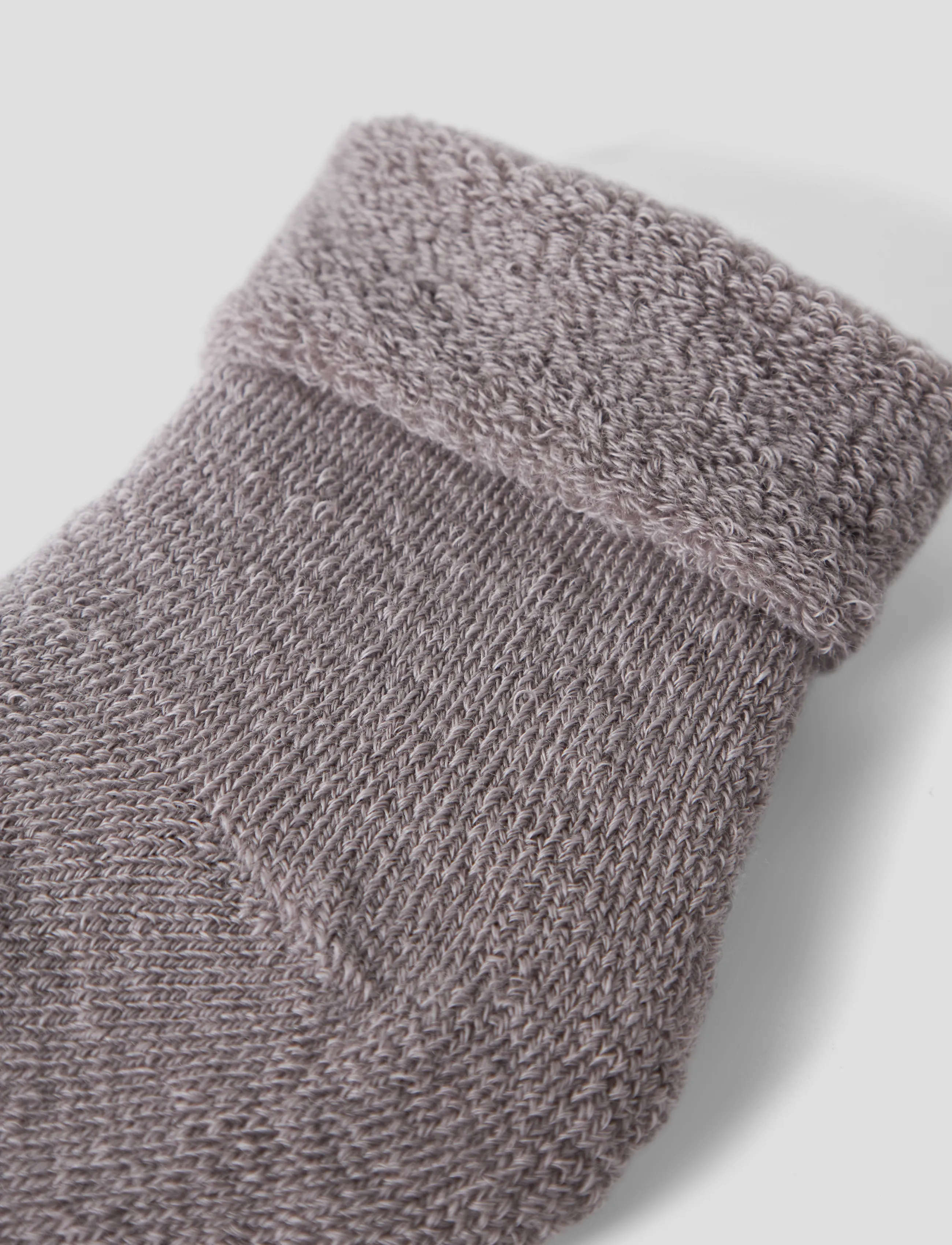 name it - NBNWAKSI WOOL TERRY SOCK TURNDOWN - satellite - 1