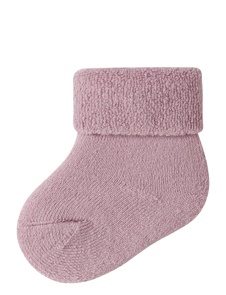name it - NBNWAKSI WOOL TERRY SOCK TURNDOWN - baby-socken - violet ice - 0
