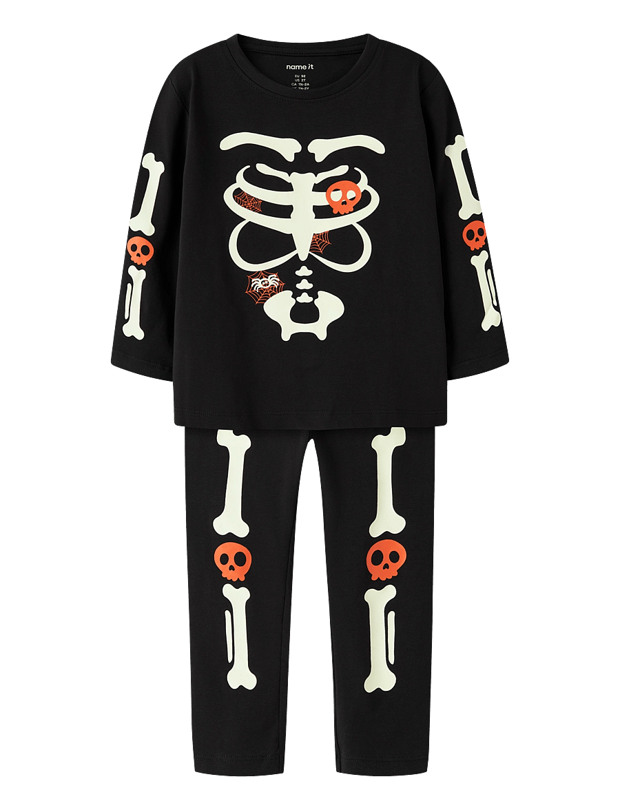 name it - NMNOWINA NIGHT SET - pyjama-sets - black - 0
