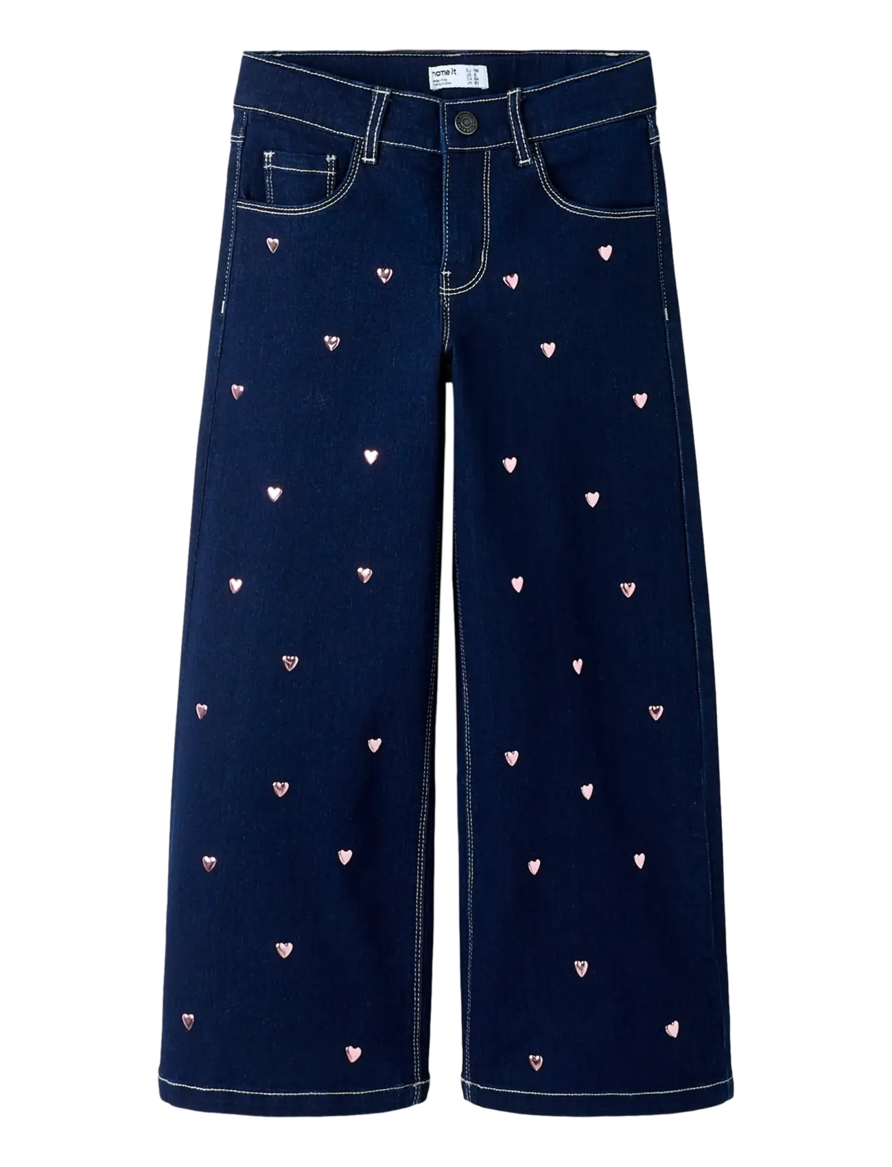 name it NKFSALLI X-WIDE JEANS 1116-YA - Shop by age - DARK BLUE DENIM / navy
