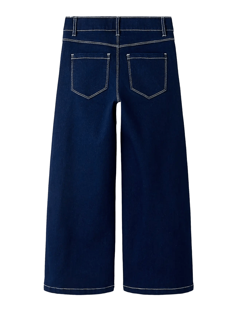 name it - NKFSALLI X-WIDE JEANS 1116-YA - brede jeans - dark blue denim - 2