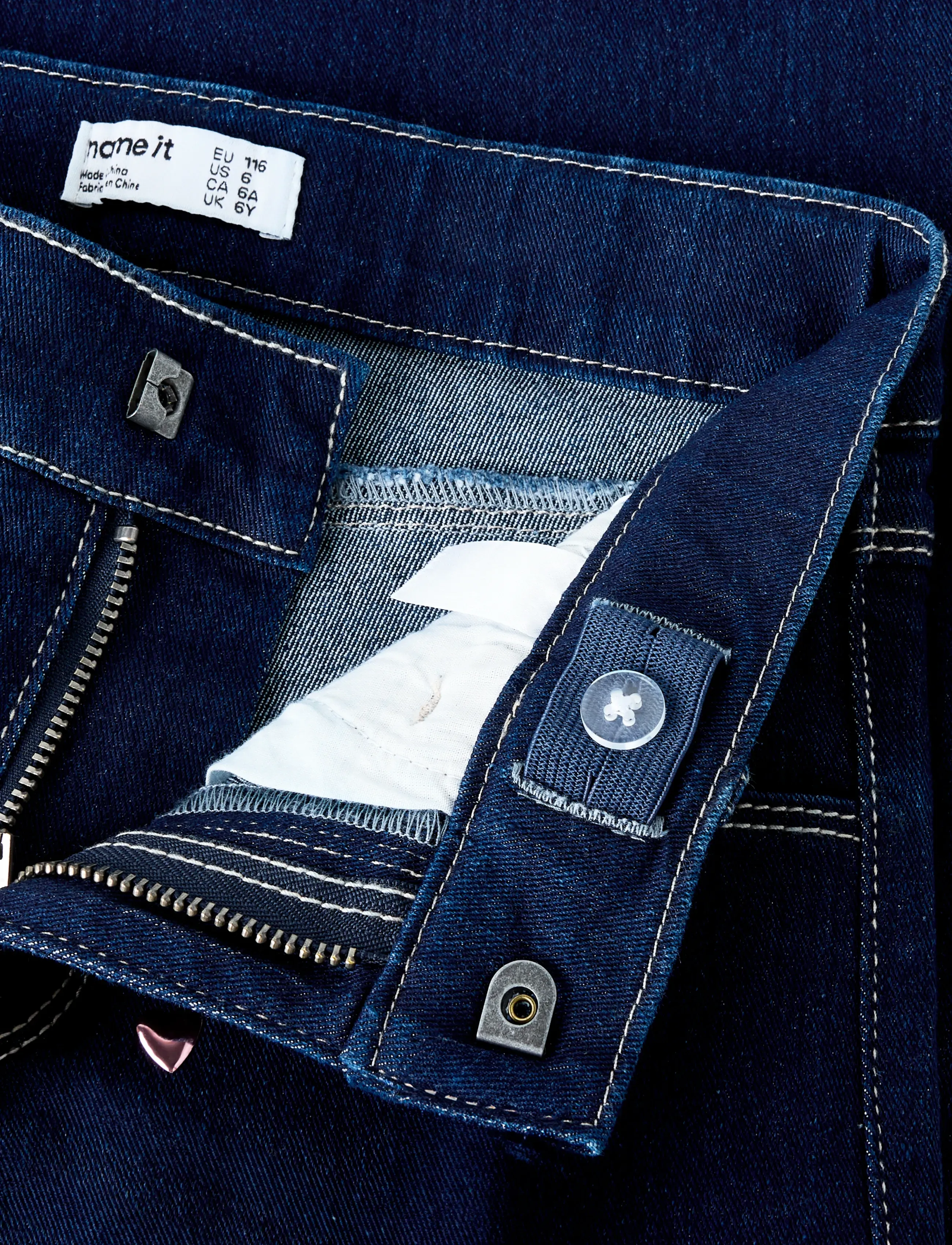 name it - NKFSALLI X-WIDE JEANS 1116-YA - pantalons larges - dark blue denim - 3