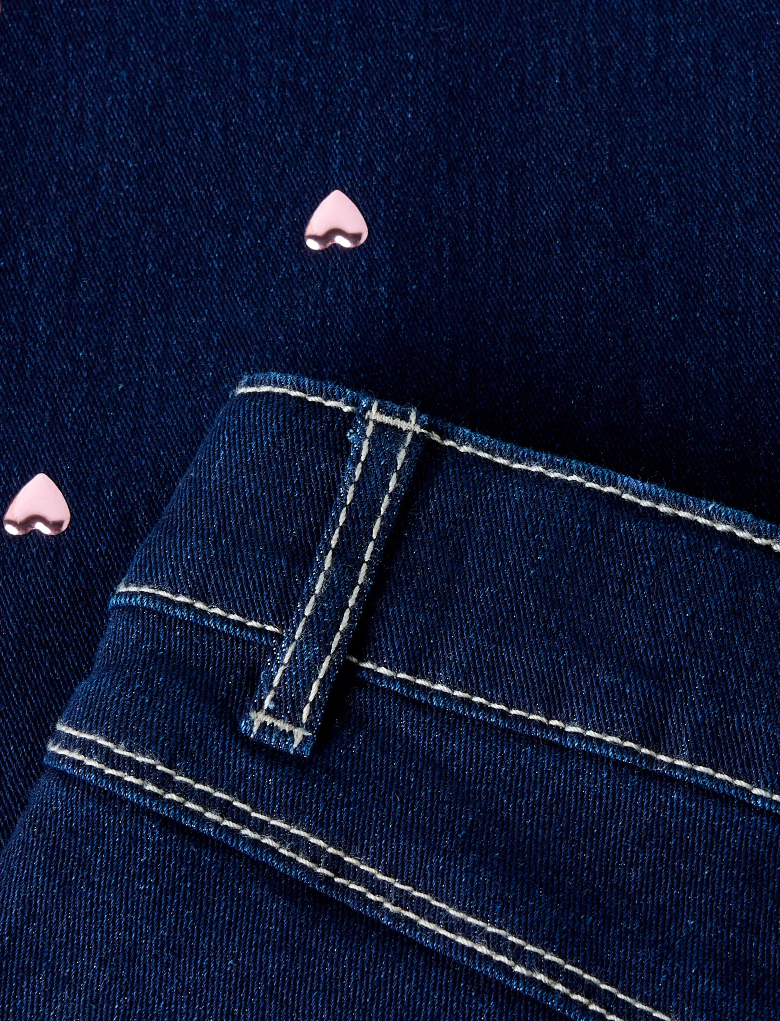 name it - NKFSALLI X-WIDE JEANS 1116-YA - pantalons larges - dark blue denim - 4