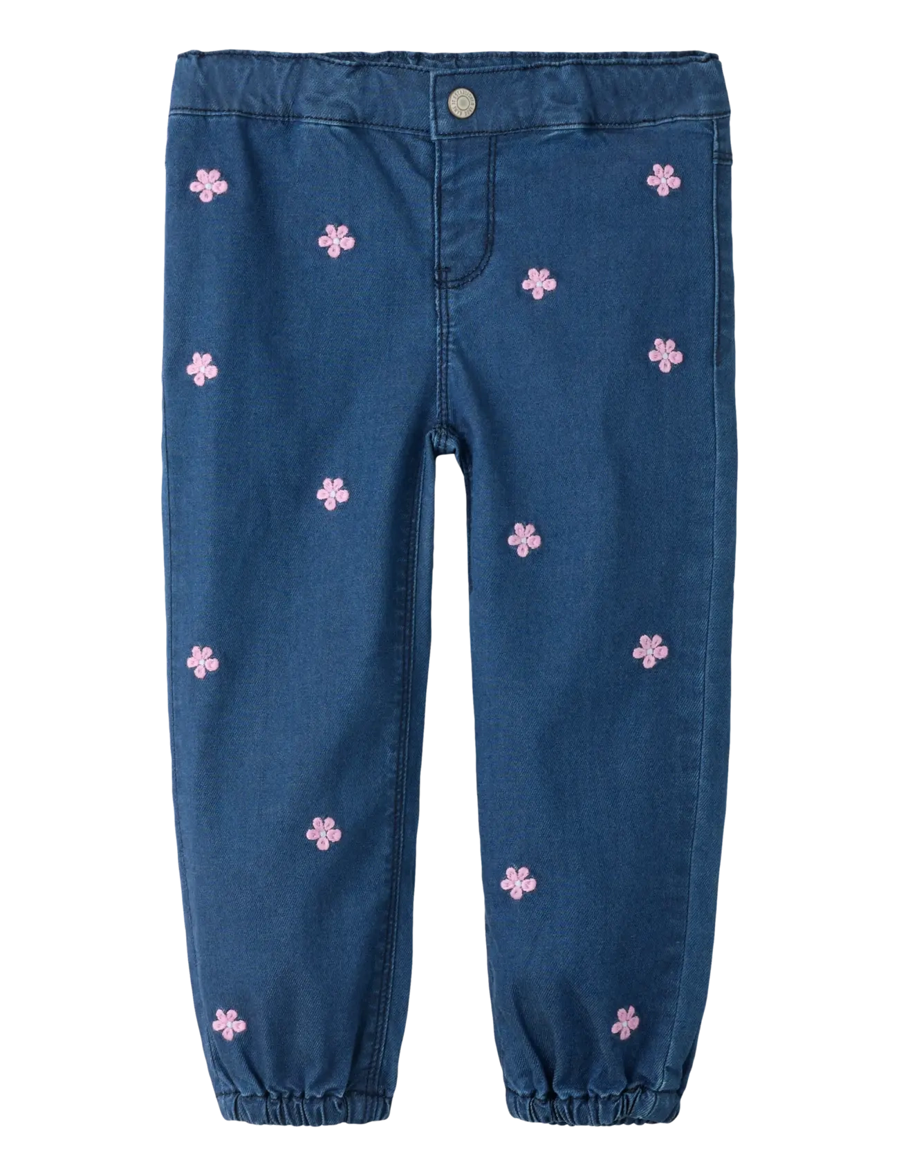 name it NMFROSE SHAPED R EMB JEANS 1102-YB - Regular jeans - DARK BLUE DENIM / blue