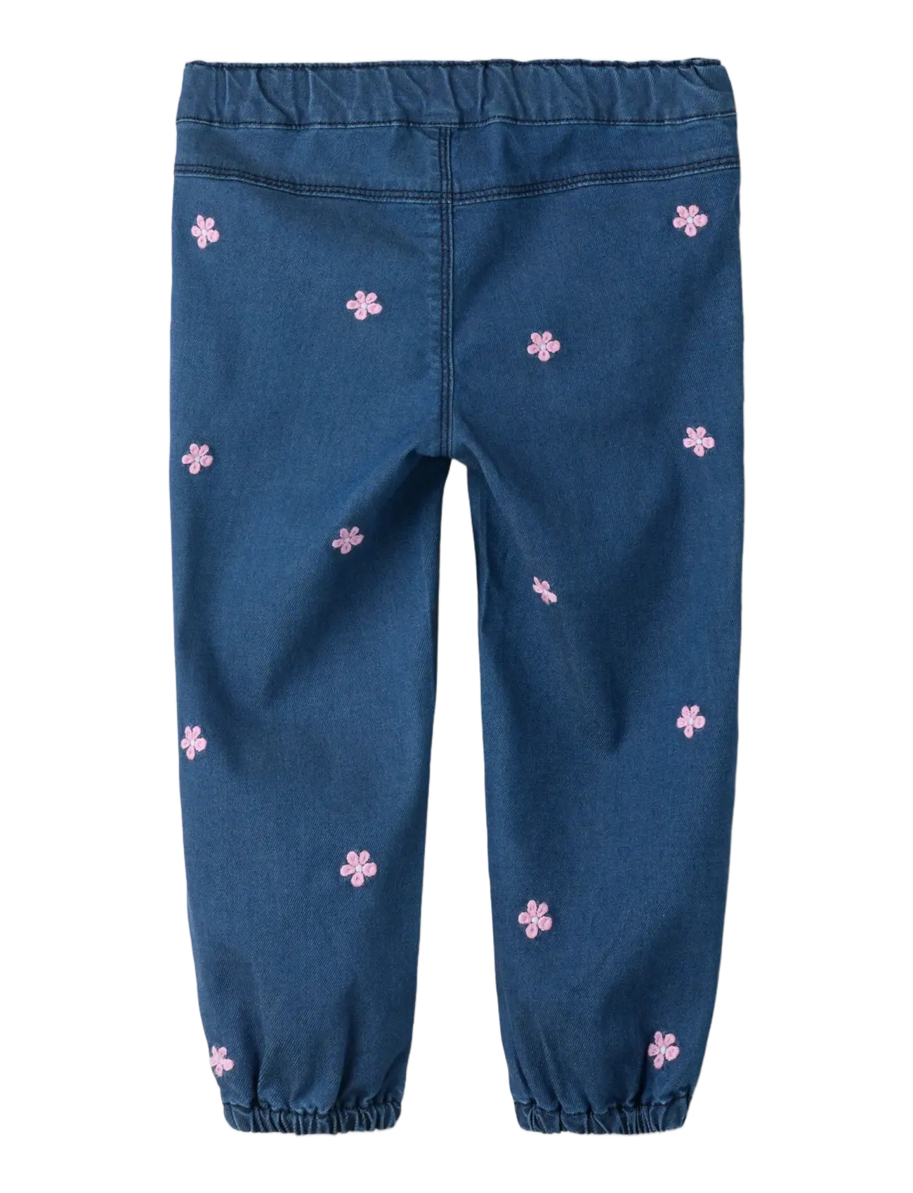 name it - NMFROSE SHAPED R EMB JEANS 1102-YB - tavalised teksad - dark blue denim - 2
