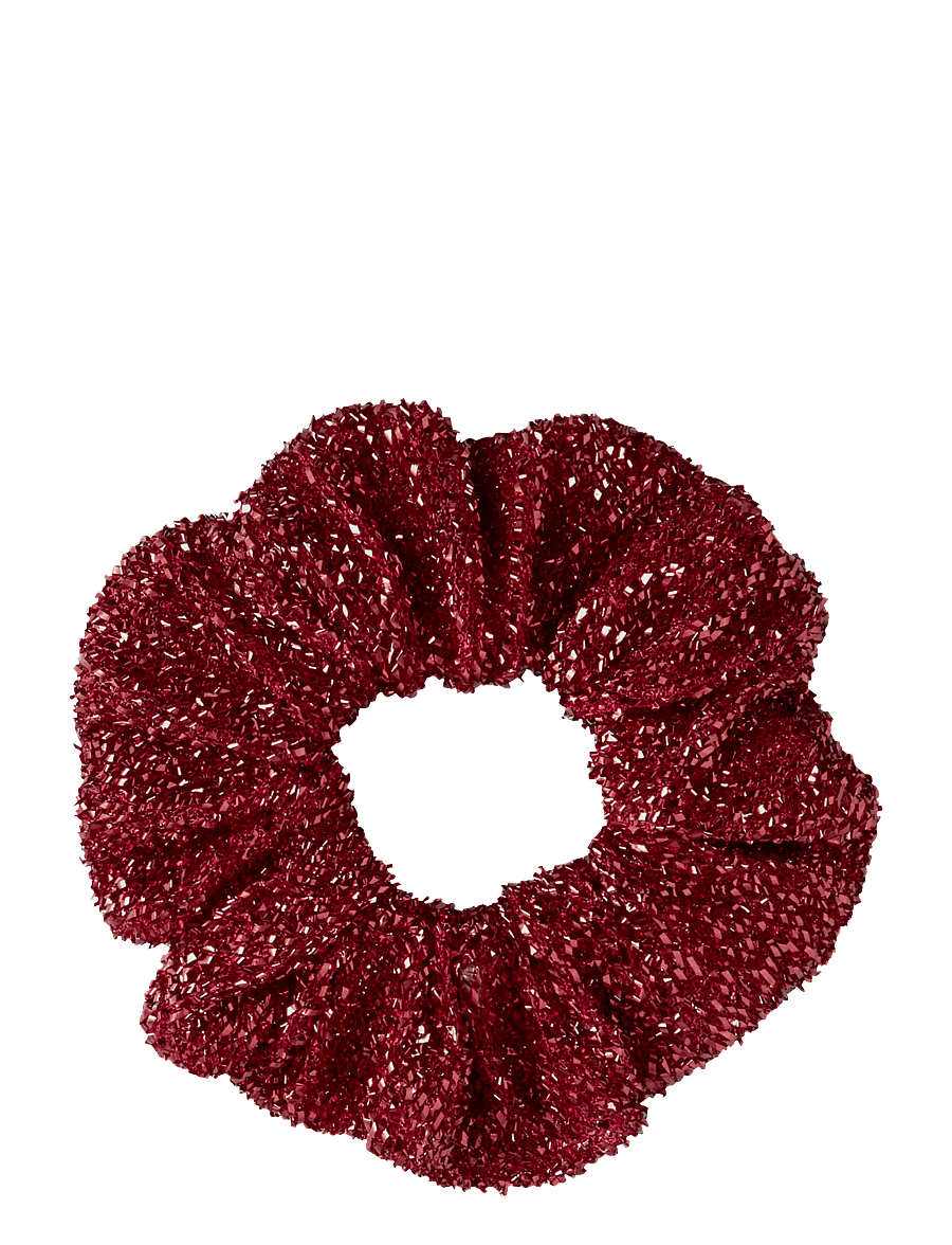 name it - NKFRIGLITTER SCRUNCHIE - hårbånd og hårsnore - red dahlia - 0