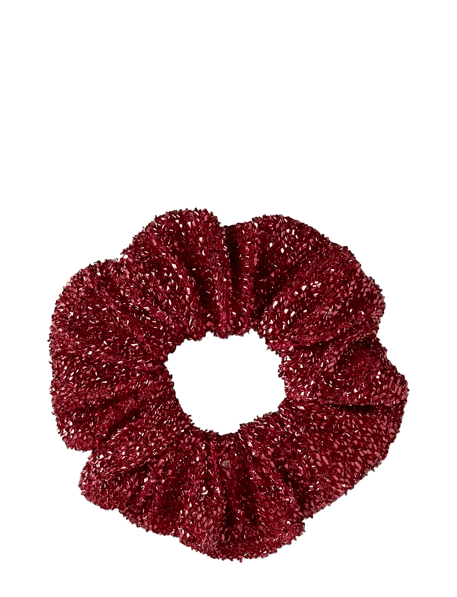 name it - NKFRIGLITTER SCRUNCHIE - hårbånd og hårsnore - red dahlia - 1