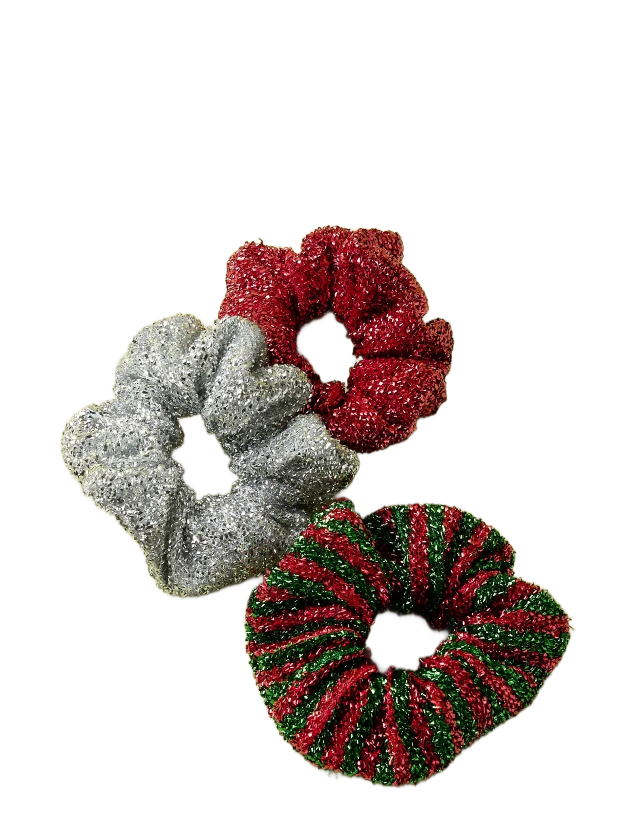 name it - NKFRIGLITTER SCRUNCHIE - red dahlia - 2