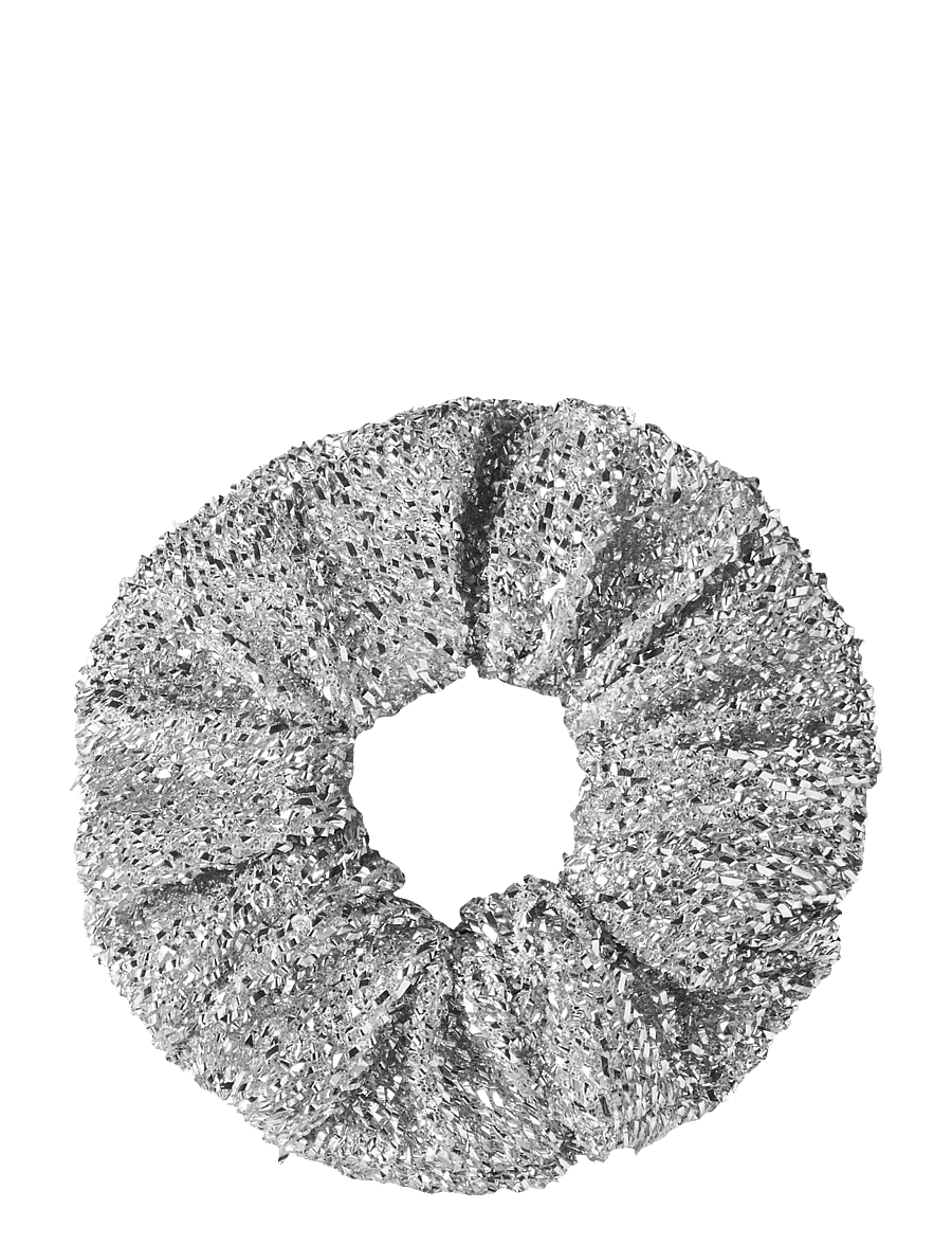 name it - NKFRIGLITTER SCRUNCHIE - hårbånd og hårsnore - silver - 0