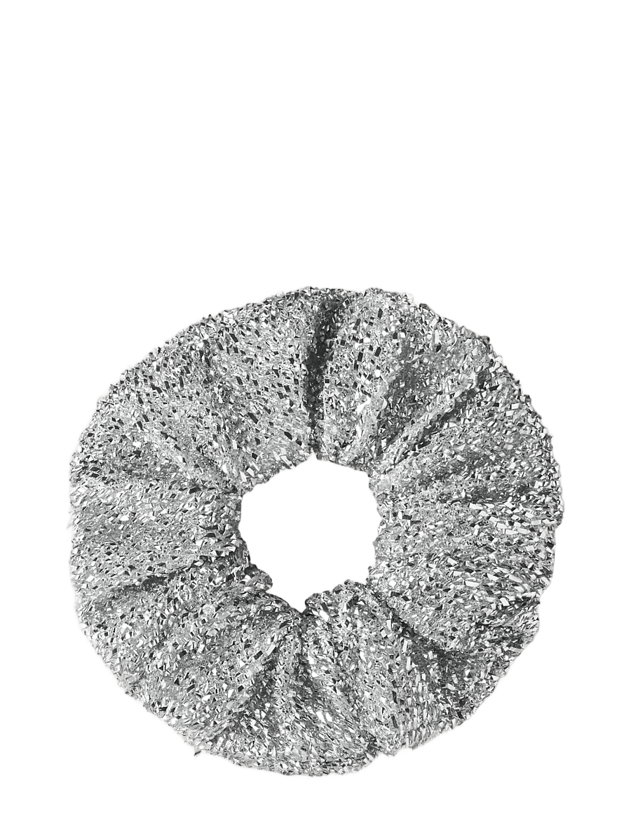 name it - NKFRIGLITTER SCRUNCHIE - hårbånd og hårsnore - silver - 1