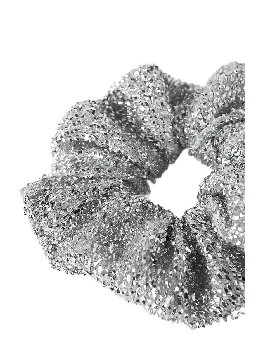 name it - NKFRIGLITTER SCRUNCHIE - hårbånd og hårsnore - silver - 2