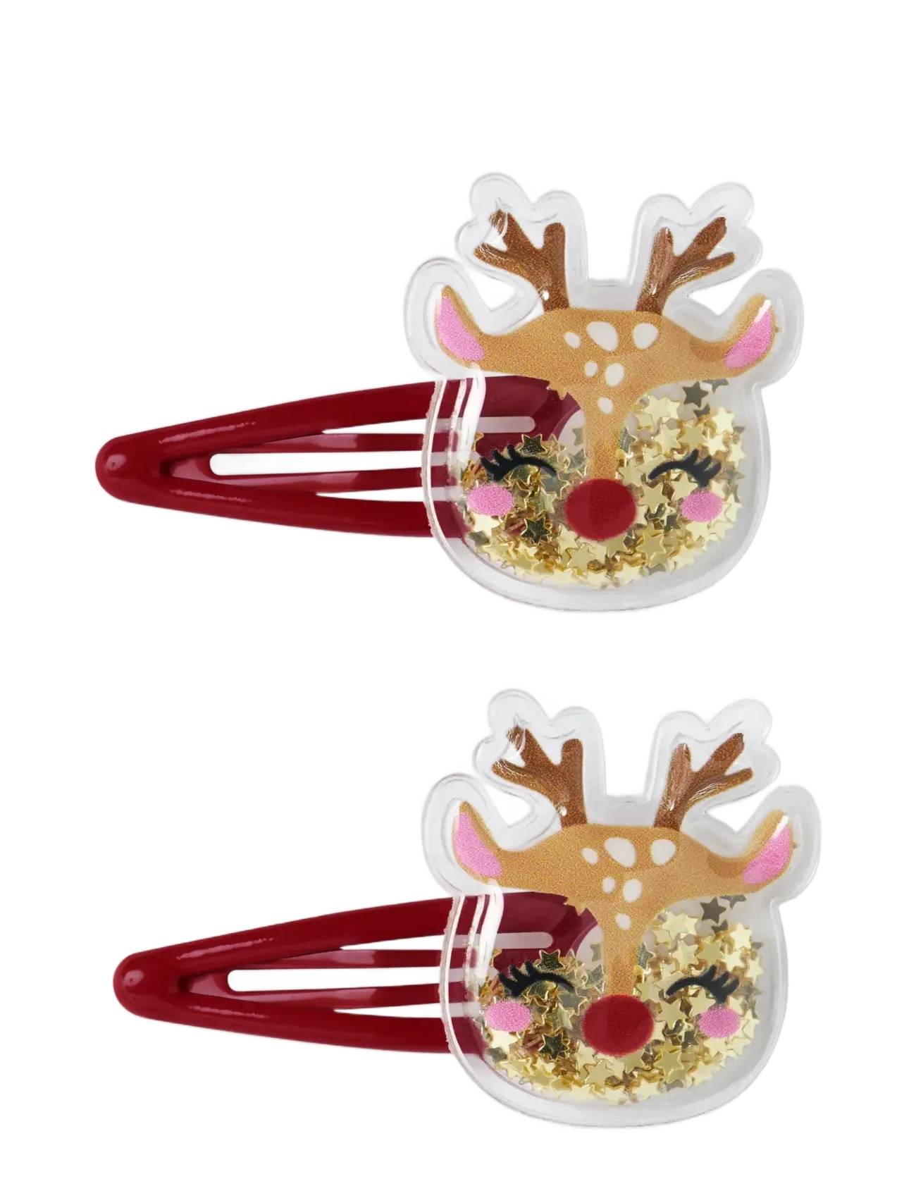 name it - NMFRIFETTI 2P HAIRCLIP - hårspænder - red dahlia - 1