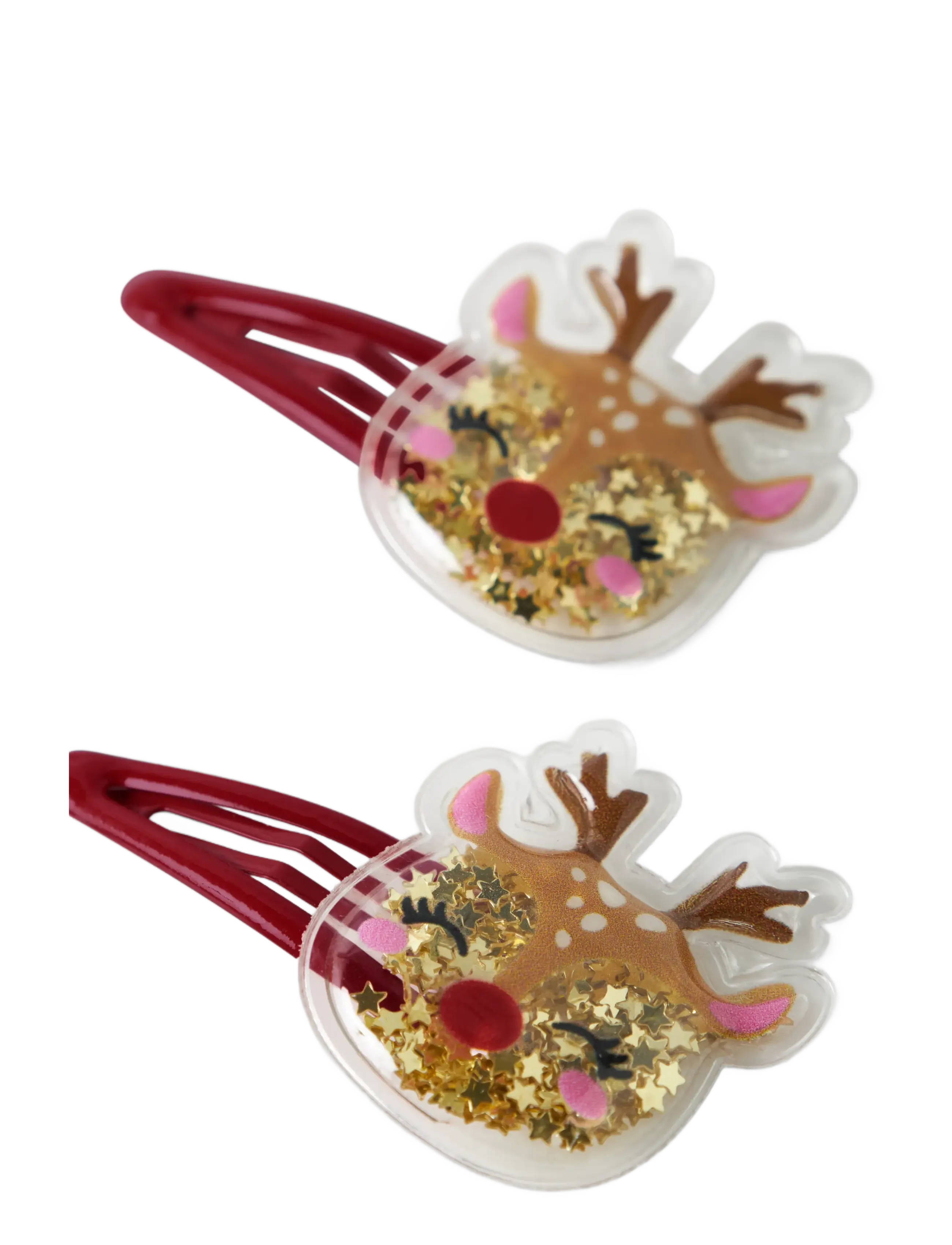 name it - NMFRIFETTI 2P HAIRCLIP - hårspænder - red dahlia - 2