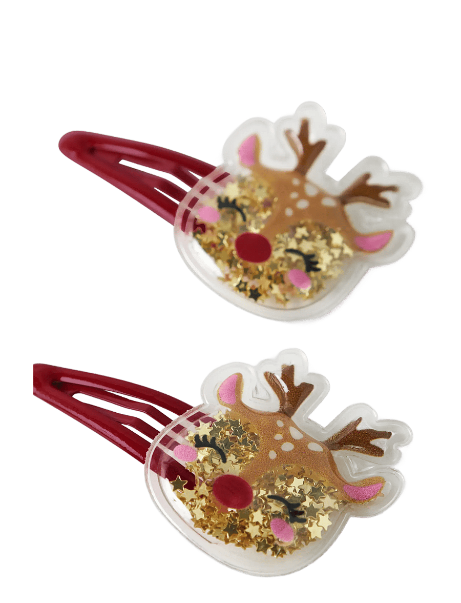 name it - NMFRIFETTI 2P HAIRCLIP - hårspænder - red dahlia - 2