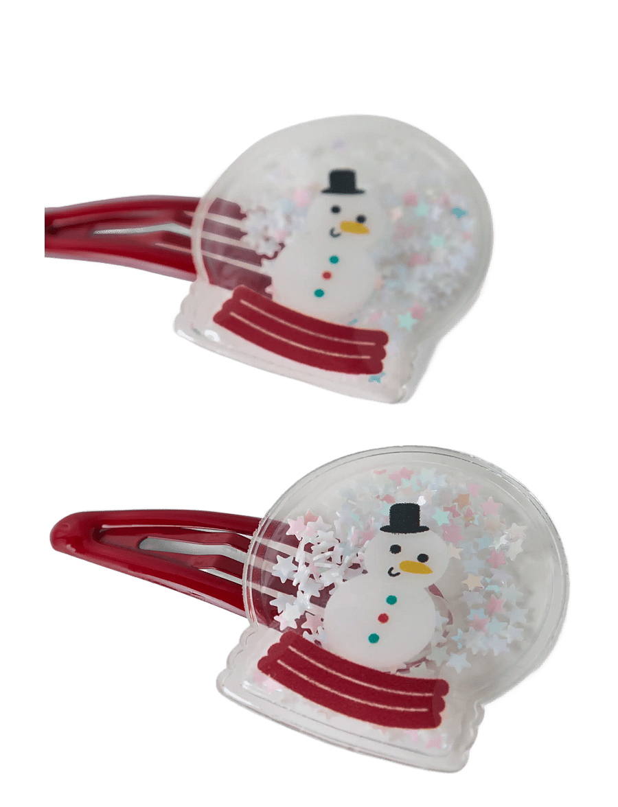 name it - NMFRIFETTI 2P HAIRCLIP - hårspænder - red dahlia - 2