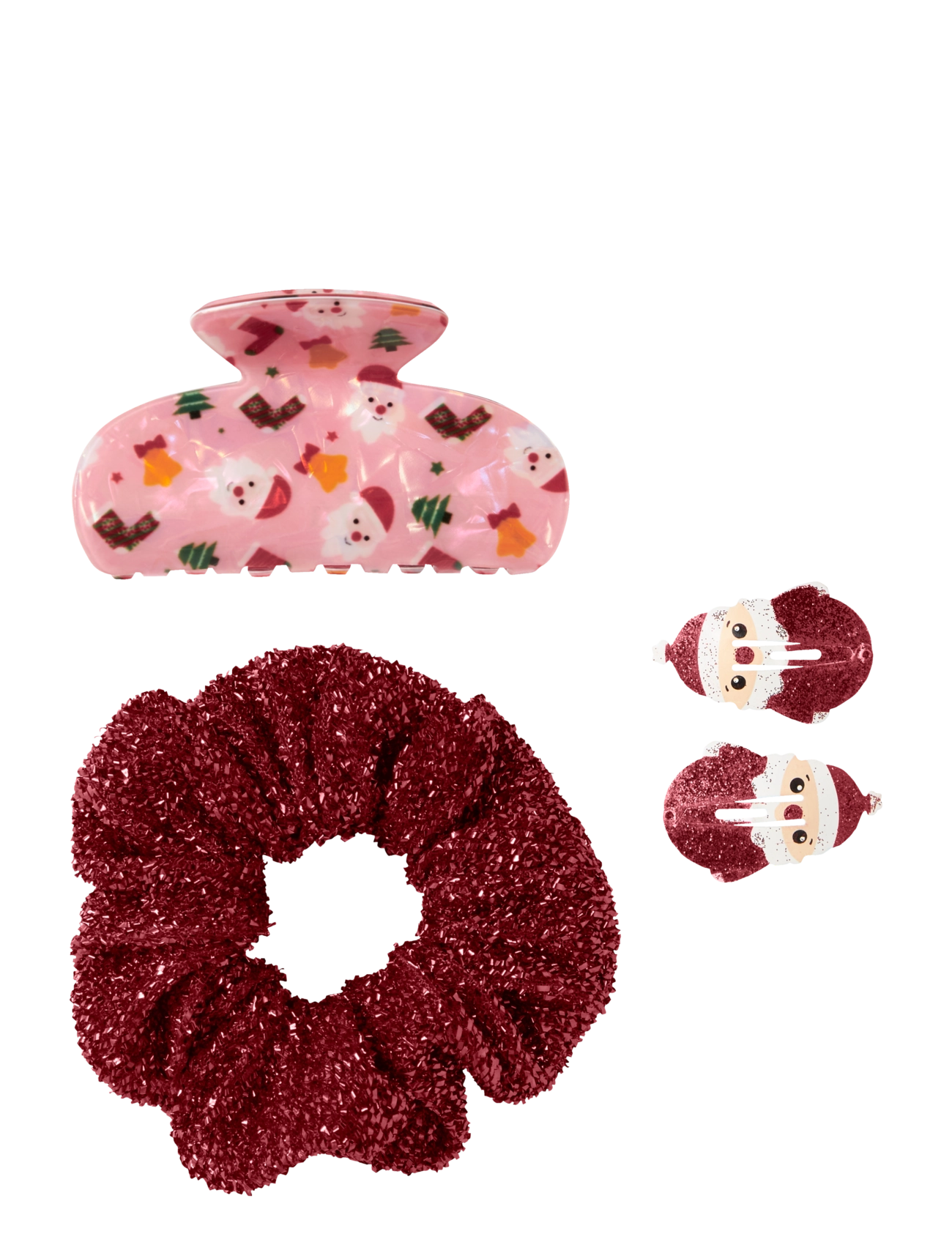 name it NKFRICHRISTMAS MULTIPACK - Talviasustesetit - RED DAHLIA / burgundy