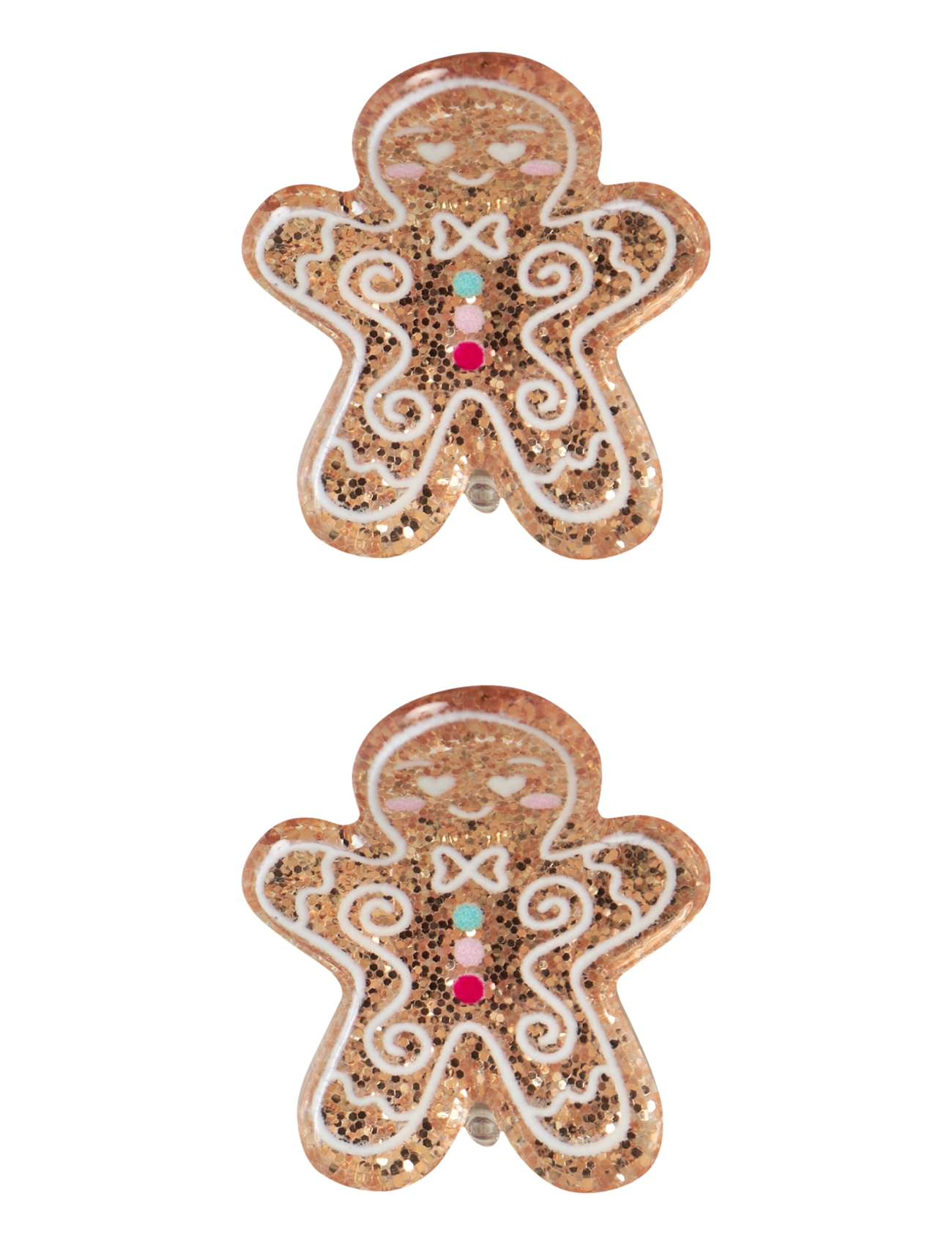 name it NKFRIGINGER 2P HAIRCLAW - Kids 98-134 - ANTIQUE WHITE / brown