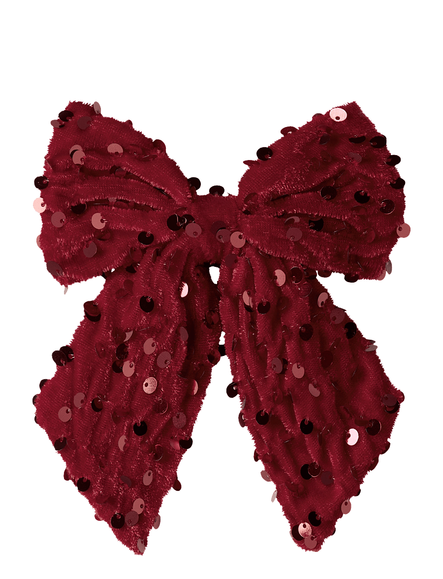 name it - NKFRIJOY BOW HAIRELASTIC - hårklämmor - red dahlia - 1
