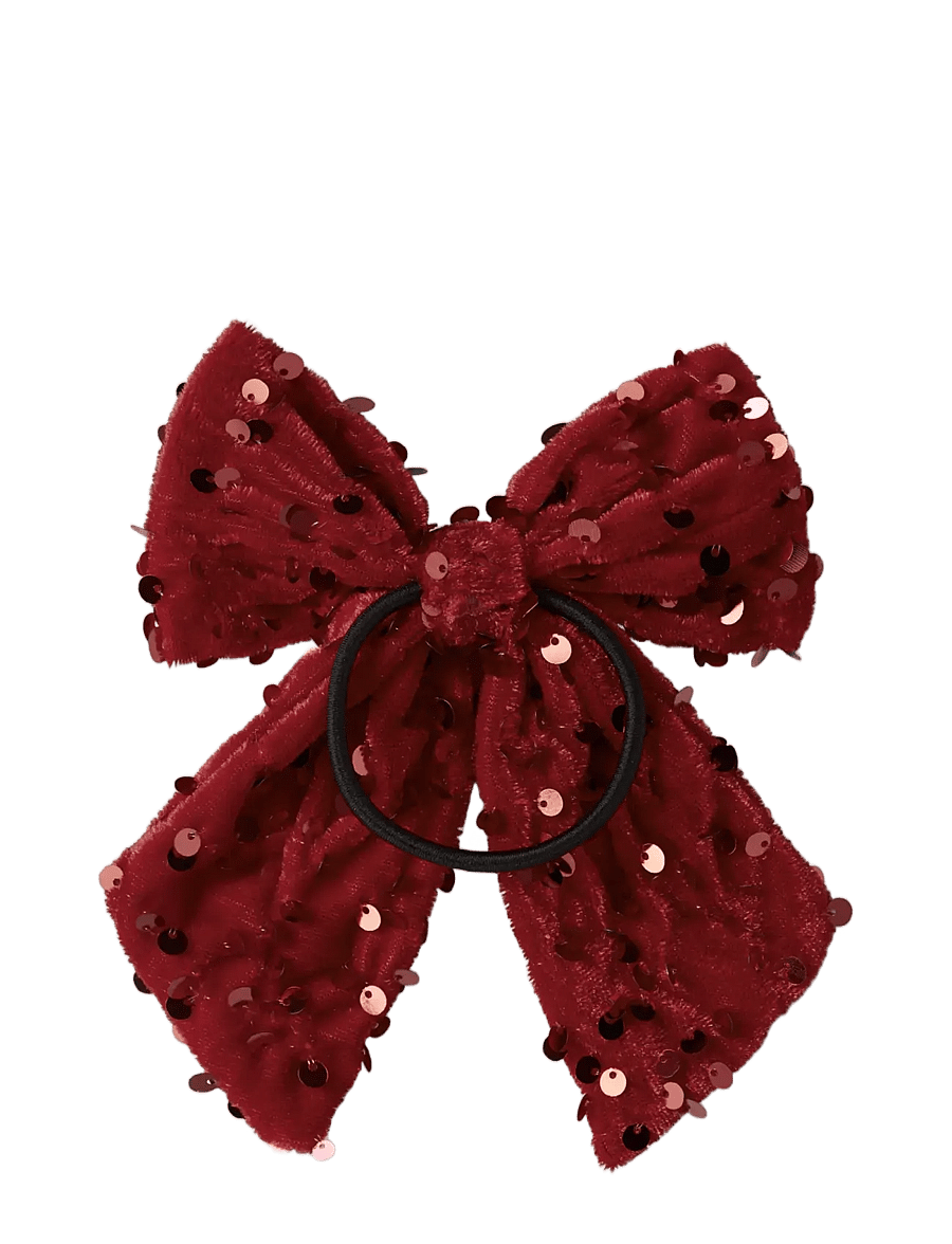 name it - NKFRIJOY BOW HAIRELASTIC - hårklämmor - red dahlia - 4