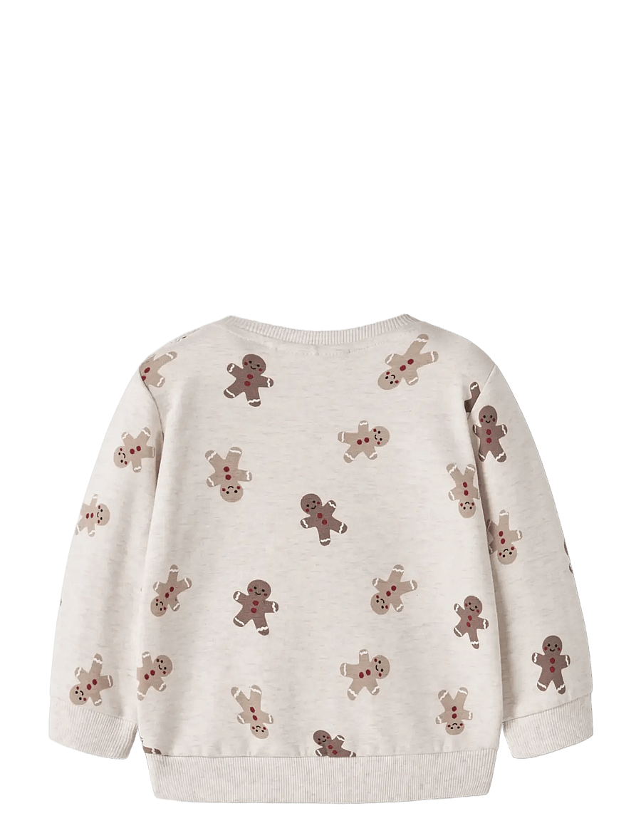 name it - NBNRULLER LS SWEAT BRU - sweatshirts - peyote melange - 1