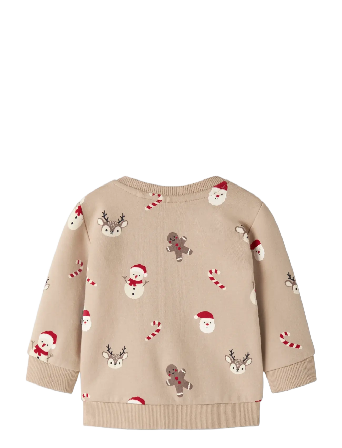 name it - NBNRULLER LS SWEAT BRU - sweatshirts - sesame - 1